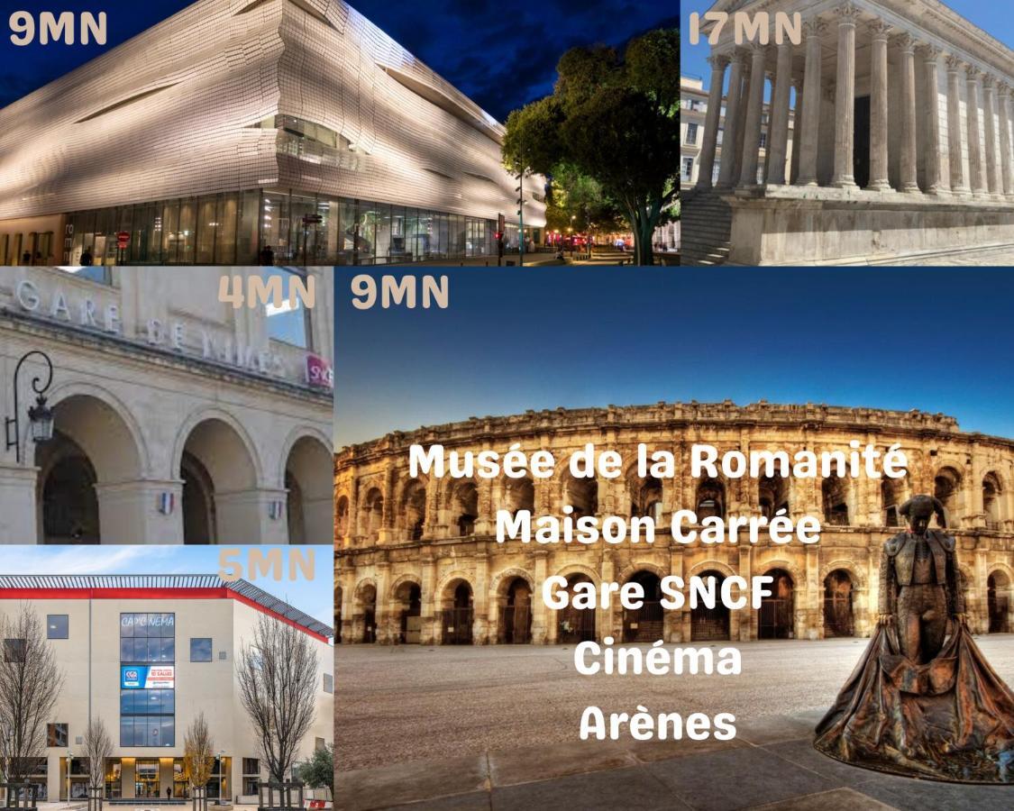 Appart Cosy Terrasse Gare De Nimes Apartment Екстериор снимка